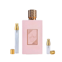 Decant de Perfume Árabe Ameerat Privê Rose Al Arab de Lattafa - 5ml e 10ml