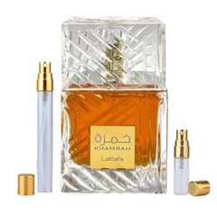 Decant Perfume Árabe Masculino Khamrah de Lattafa - Decant de 5ml e 10ml